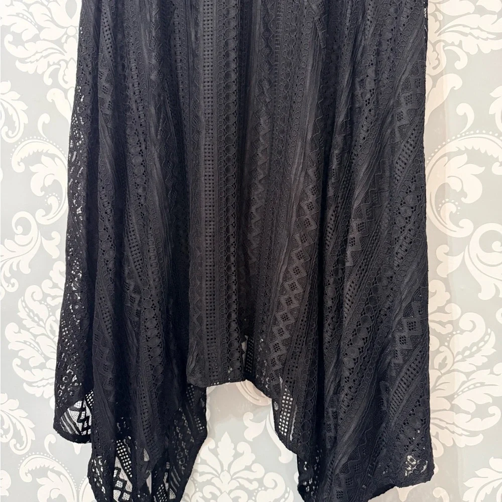 Torrid Mini Lace Handkerchief Hem Skater‎ Dress - Picture 3 of 6